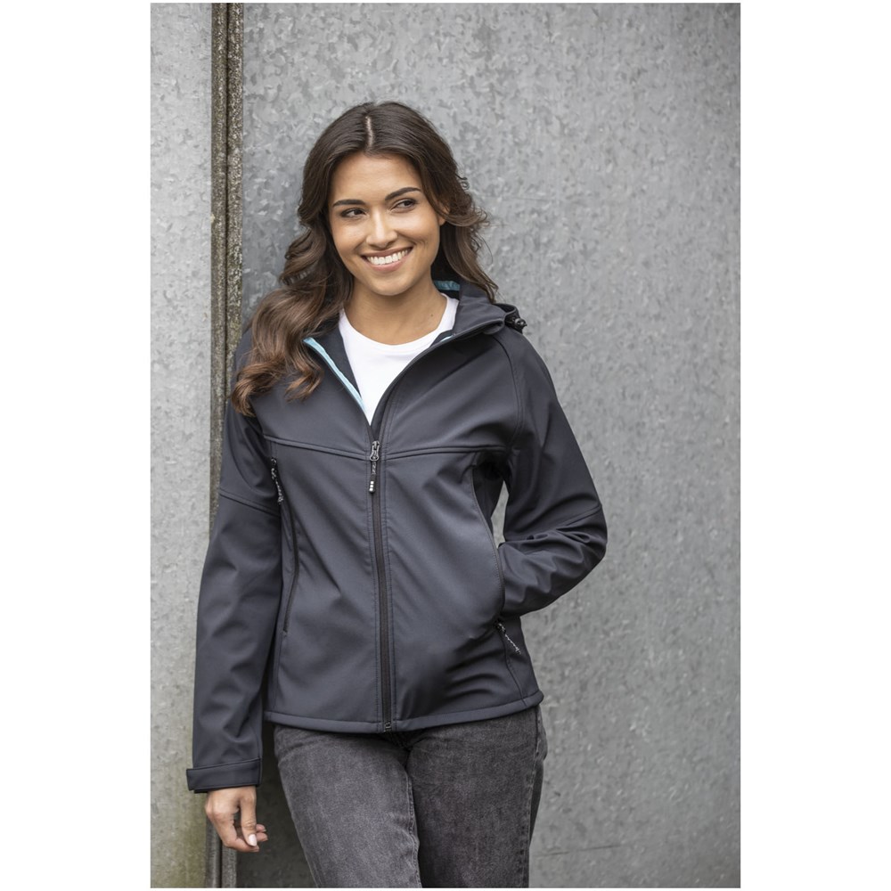 Coltan Softshelljacke aus recyceltem Material für Damen