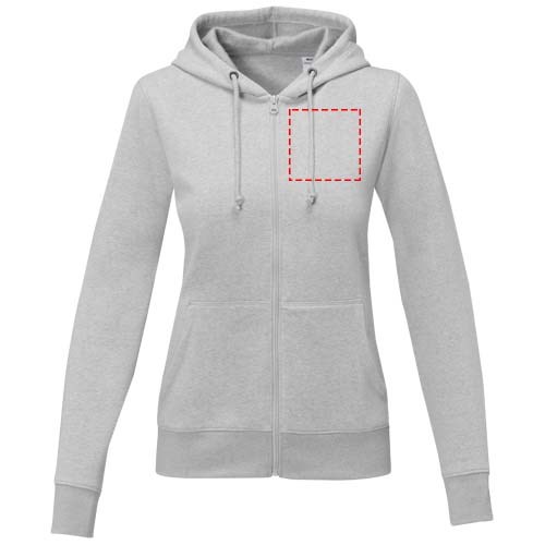 Theron Damen Kapuzenpullover mit Reißverschluss