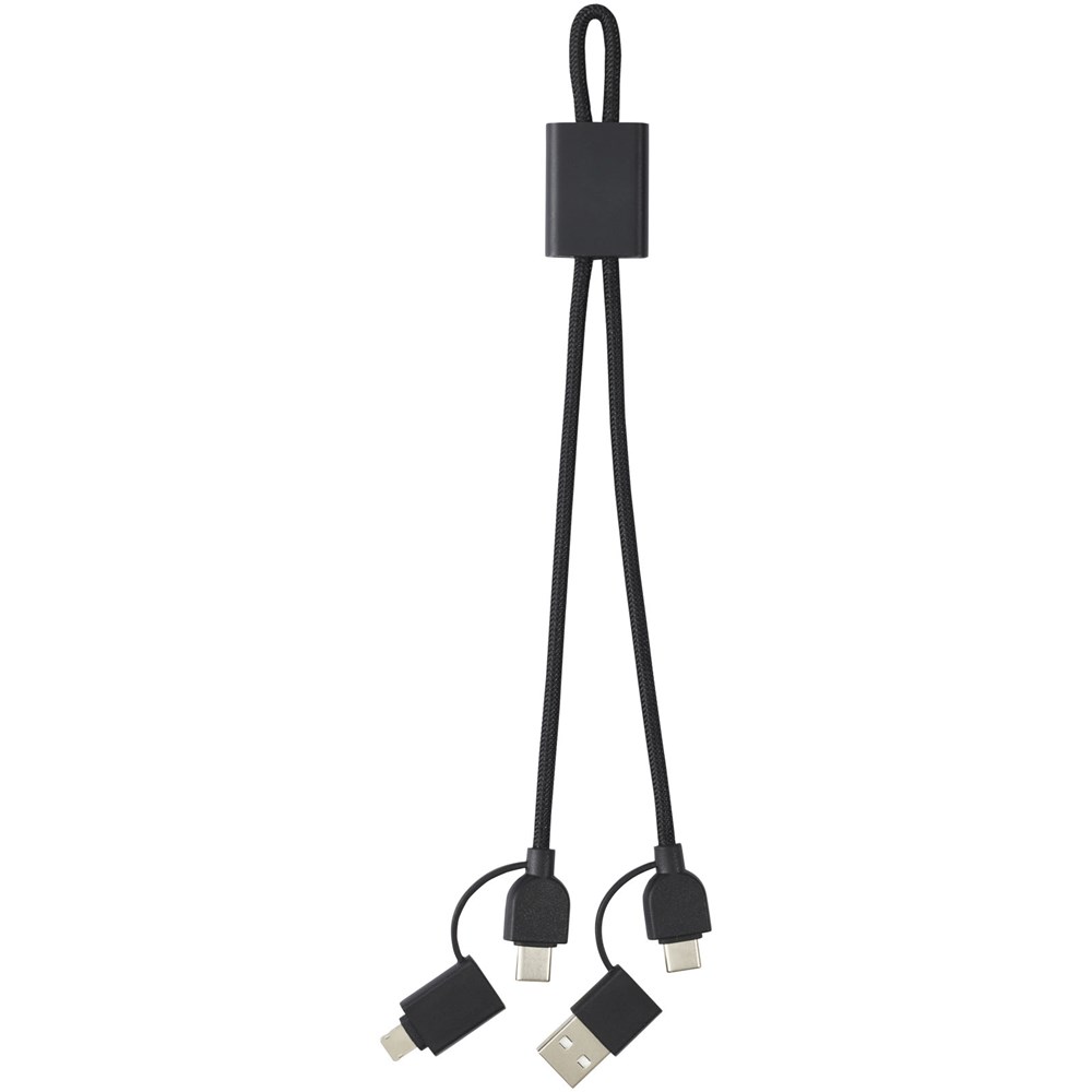 Connect 6-in-1 45W Schnelllade- & Datentransferkabel aus recyceltem RCS Aluminium