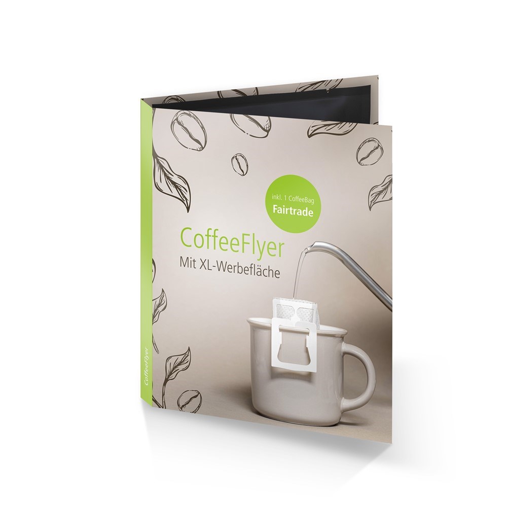 CoffeeFlyer - Fairtrade - schwarz