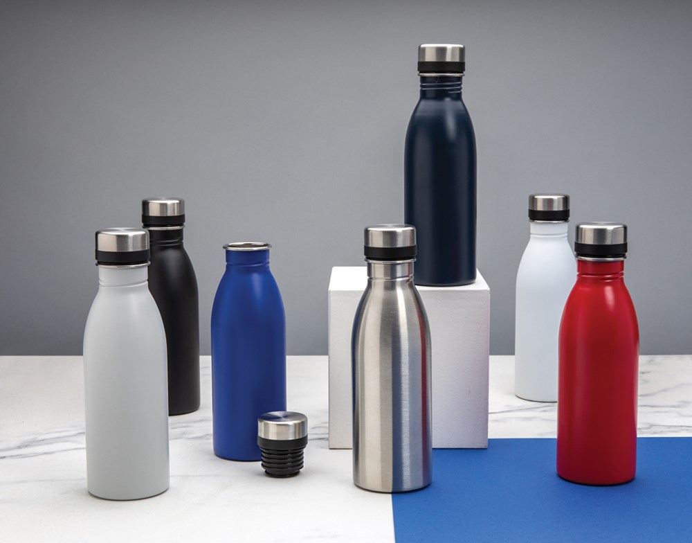 Deluxe Wasserflasche aus RCS recyceltem Stainless-Steel