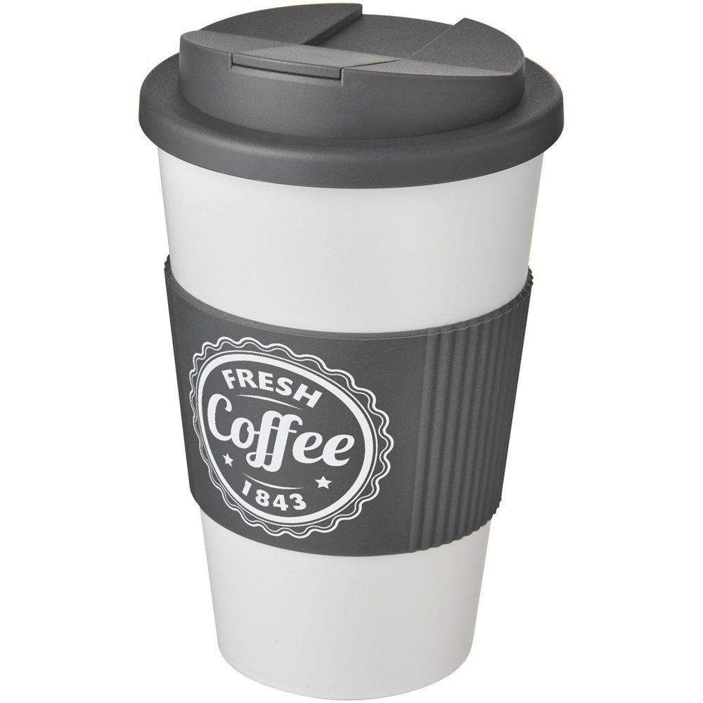 Americano® 350 ml Isolierbecher mit Schutzring & auslaufsicherem Schraubverschluss