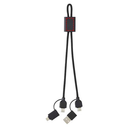 Connect 6-in-1 45W Schnelllade- & Datentransferkabel aus recyceltem RCS Aluminium