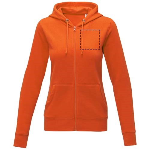 Theron Damen Kapuzenpullover mit Reißverschluss