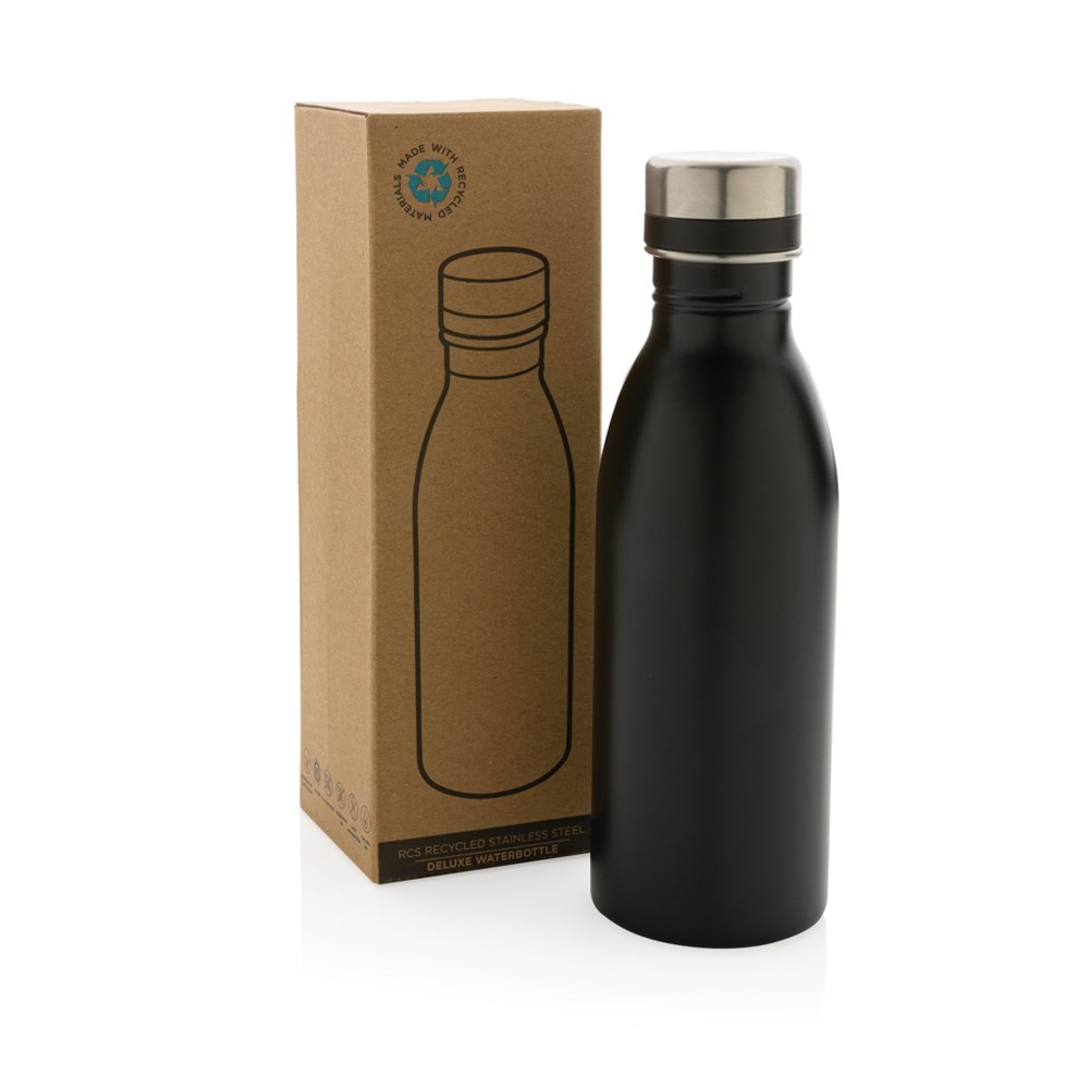 Deluxe Wasserflasche aus RCS recyceltem Stainless-Steel