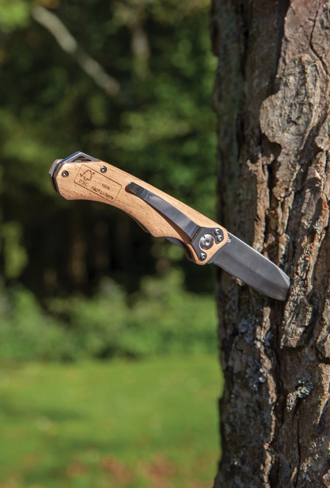 Outdoormesser aus Holz