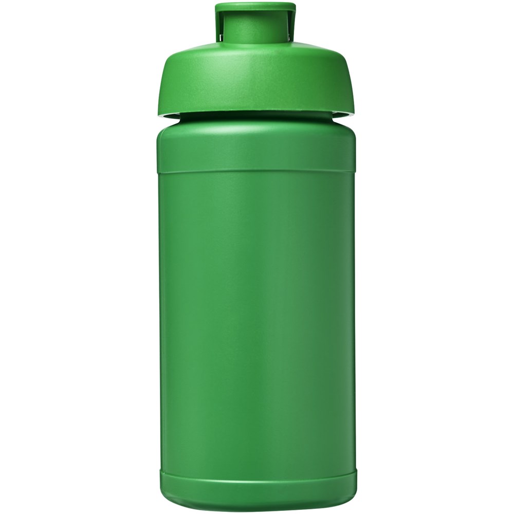 Baseline 500 ml recycelte Sportflasche mit Klappdeckel 