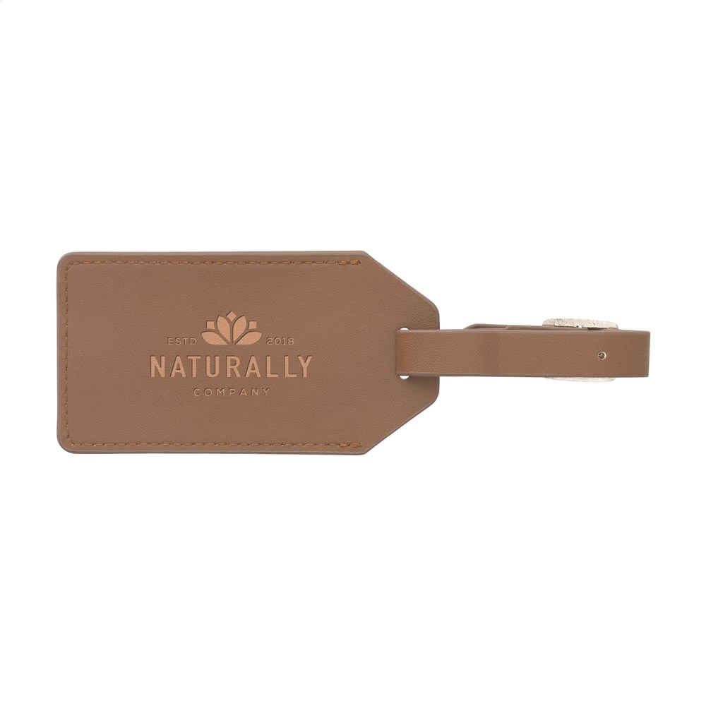 Vegan Pineapple Leather Luggage Tag Gepäckanhänger