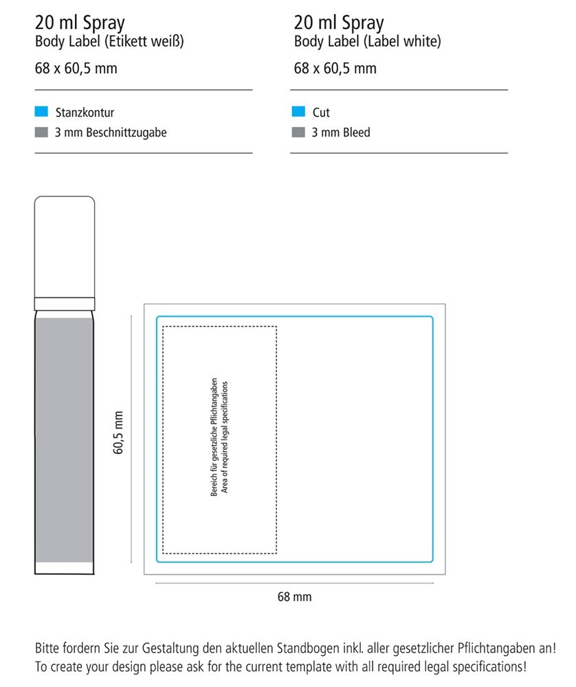 Kfz Cockpit-Reiniger, 20 ml, Body Label