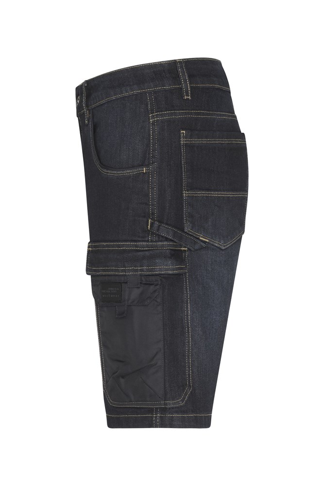 Workwear Stretch-Bermuda-Jeans