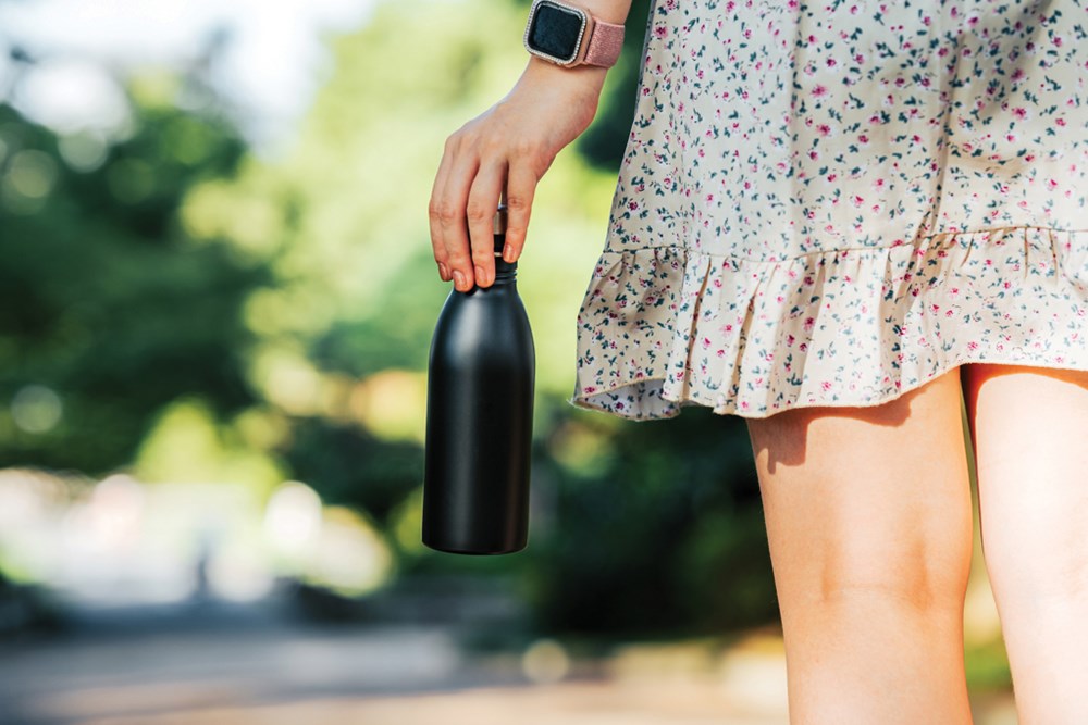 Deluxe Wasserflasche aus RCS recyceltem Stainless-Steel