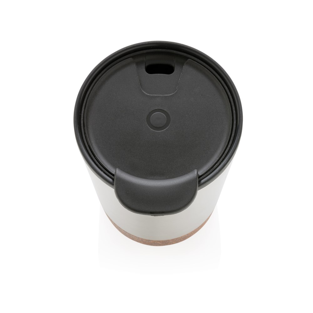 GRS rPP Edelstahl-Kaffeebecher mit Kork