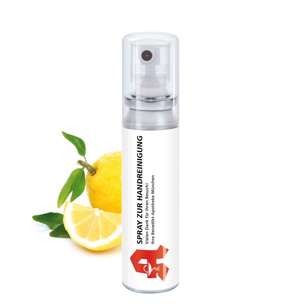 Handreinigungsspray, 20 ml, Body Label